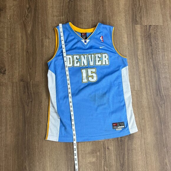 Vintage Nike Carmelo Anthony Denver Nuggets Jersey YOUTH Large Swingman - Picture 7 of 10